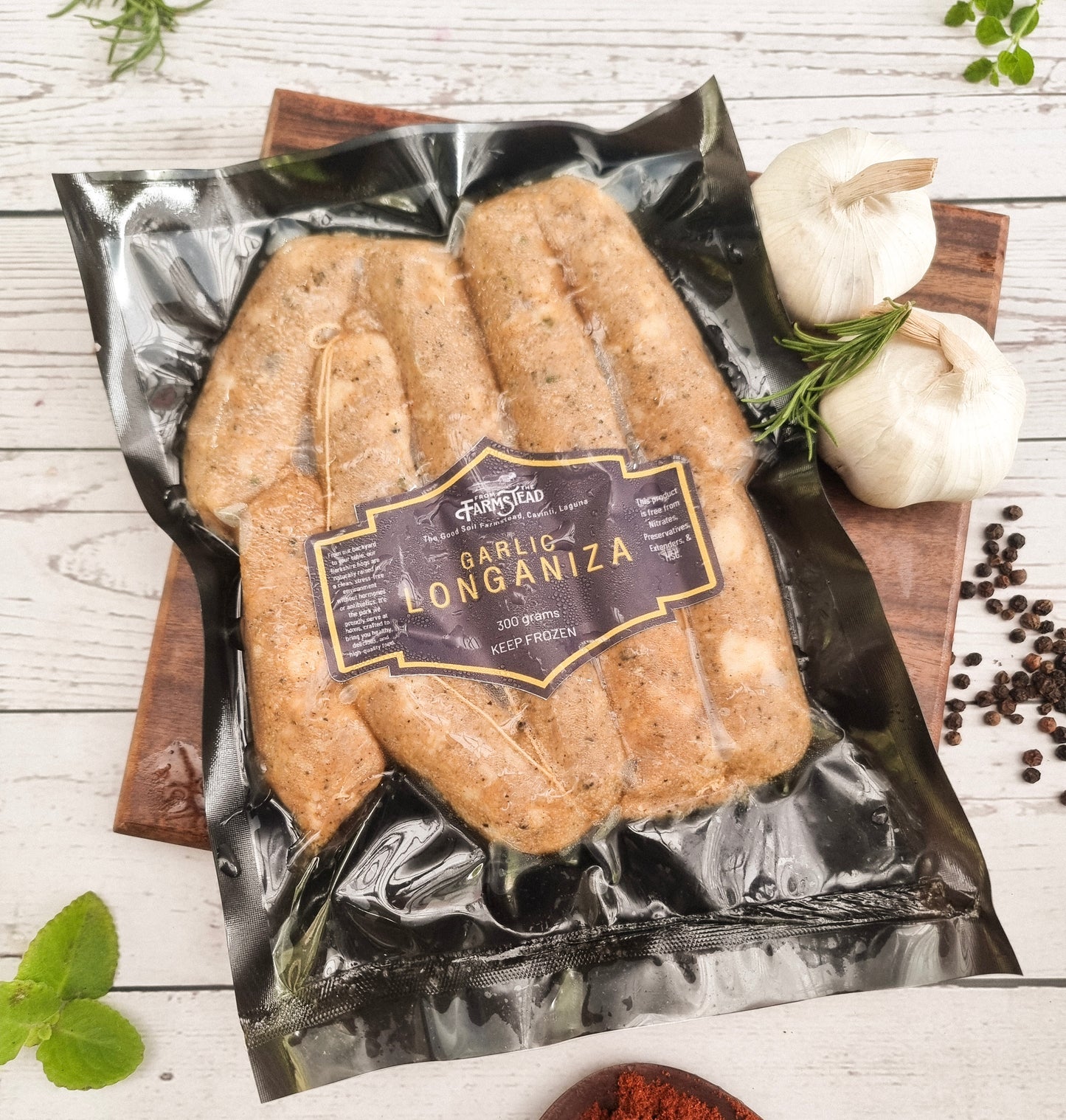 Homemade Garlic Longganisa